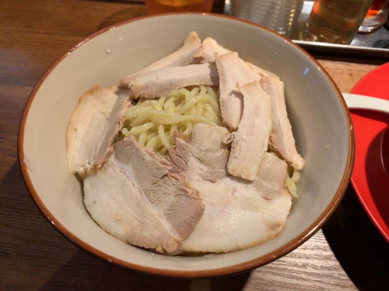 中野「さいころ」つけ麺（麺と叉焼）