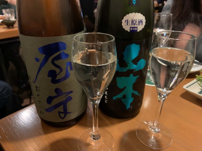 中野「青二才」日本酒②