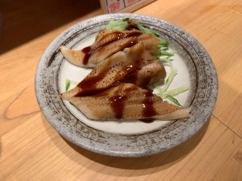 中野「立ち寿司横丁」炙り穴子
