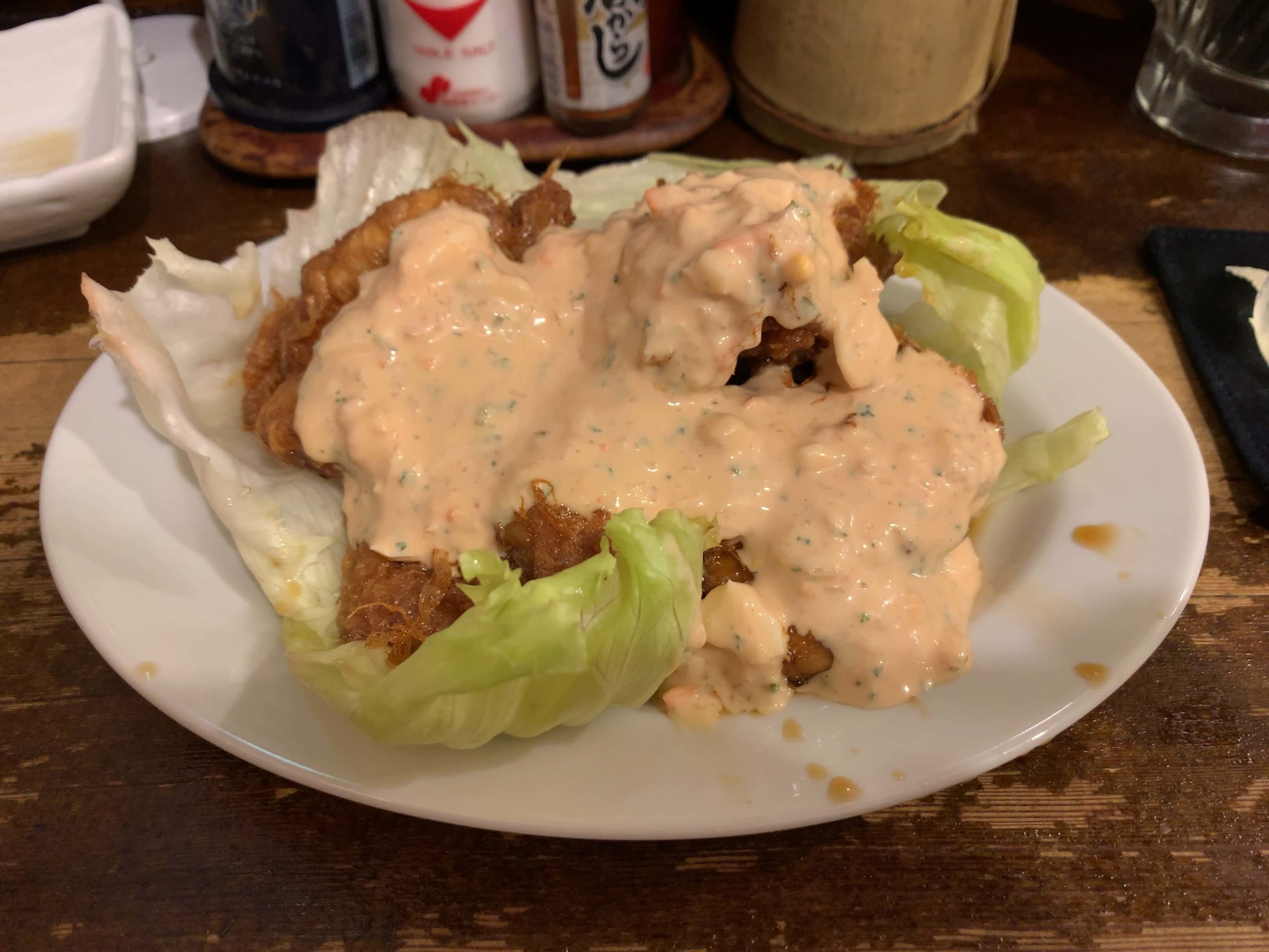 中野「泪橋」揚げ油の匂いが一瞬強くなりほどなく提供されたチキン南蛮