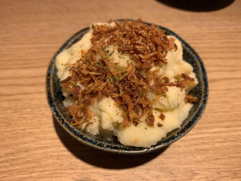 中野「天ぷらとワイン 大塩」ポテトサラダ
