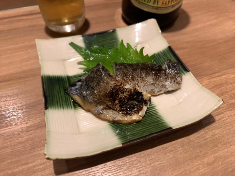 中野「はる」炙り〆鯖の燻製オイル漬け