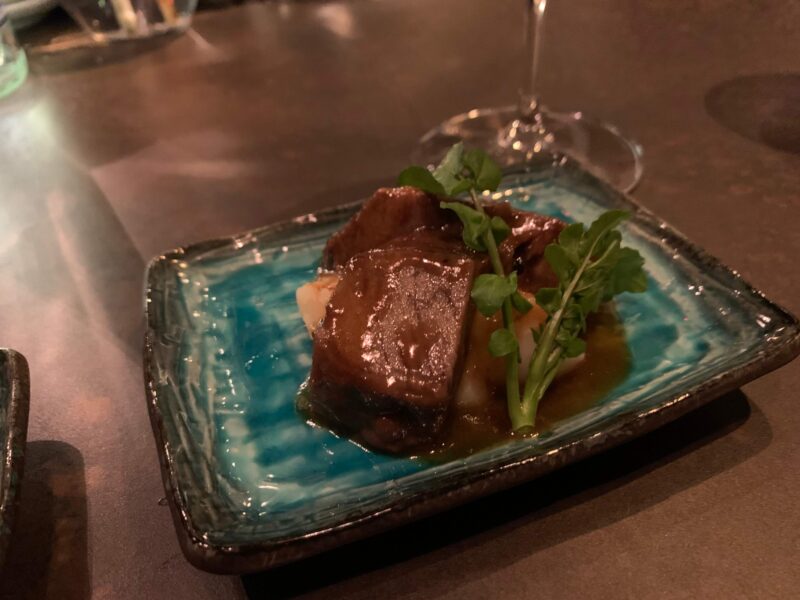 中野「洋食屋葡萄」お箸で食べるビーフシチュー