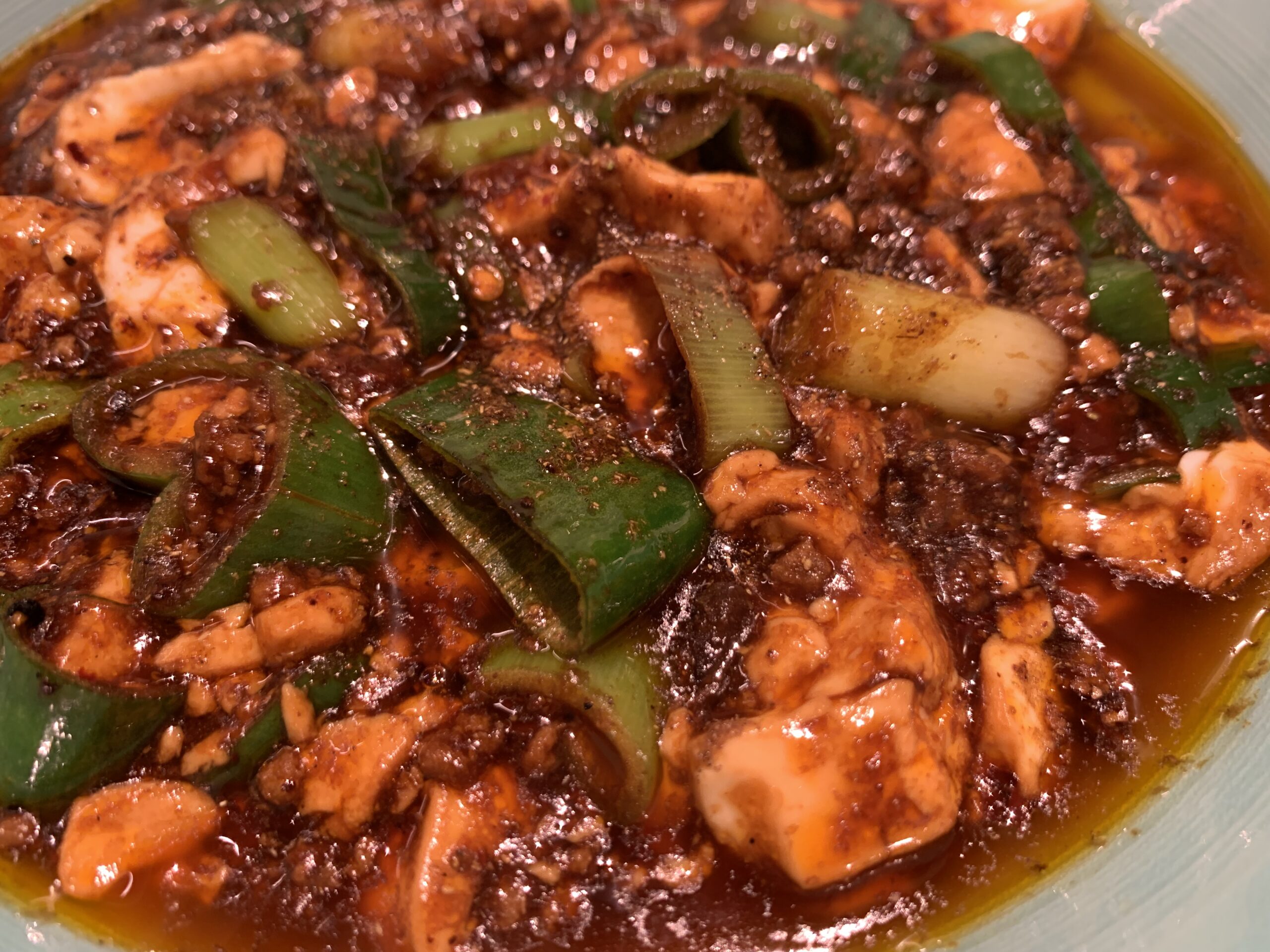 中野「スパイラル飯店」真っ赤な麻婆豆腐
