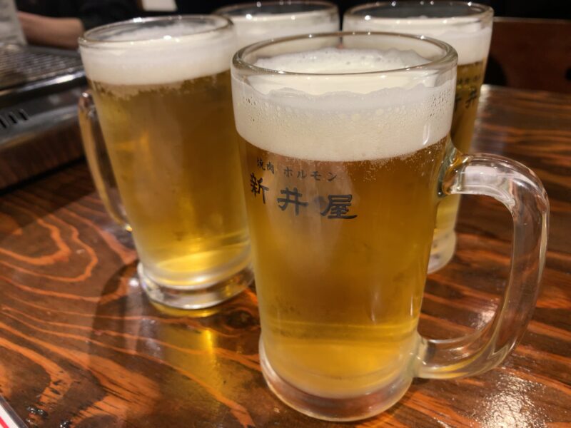 高円寺「新井屋」生ビール