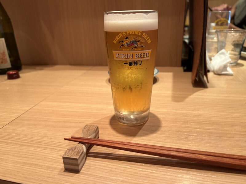 経堂「凧（はた）」生ビール