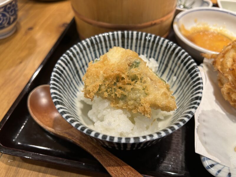 新宿「天吉屋」真鱈の天ぷら
