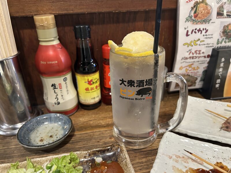 五反田「大衆酒場PING」米津のレモンサワー
