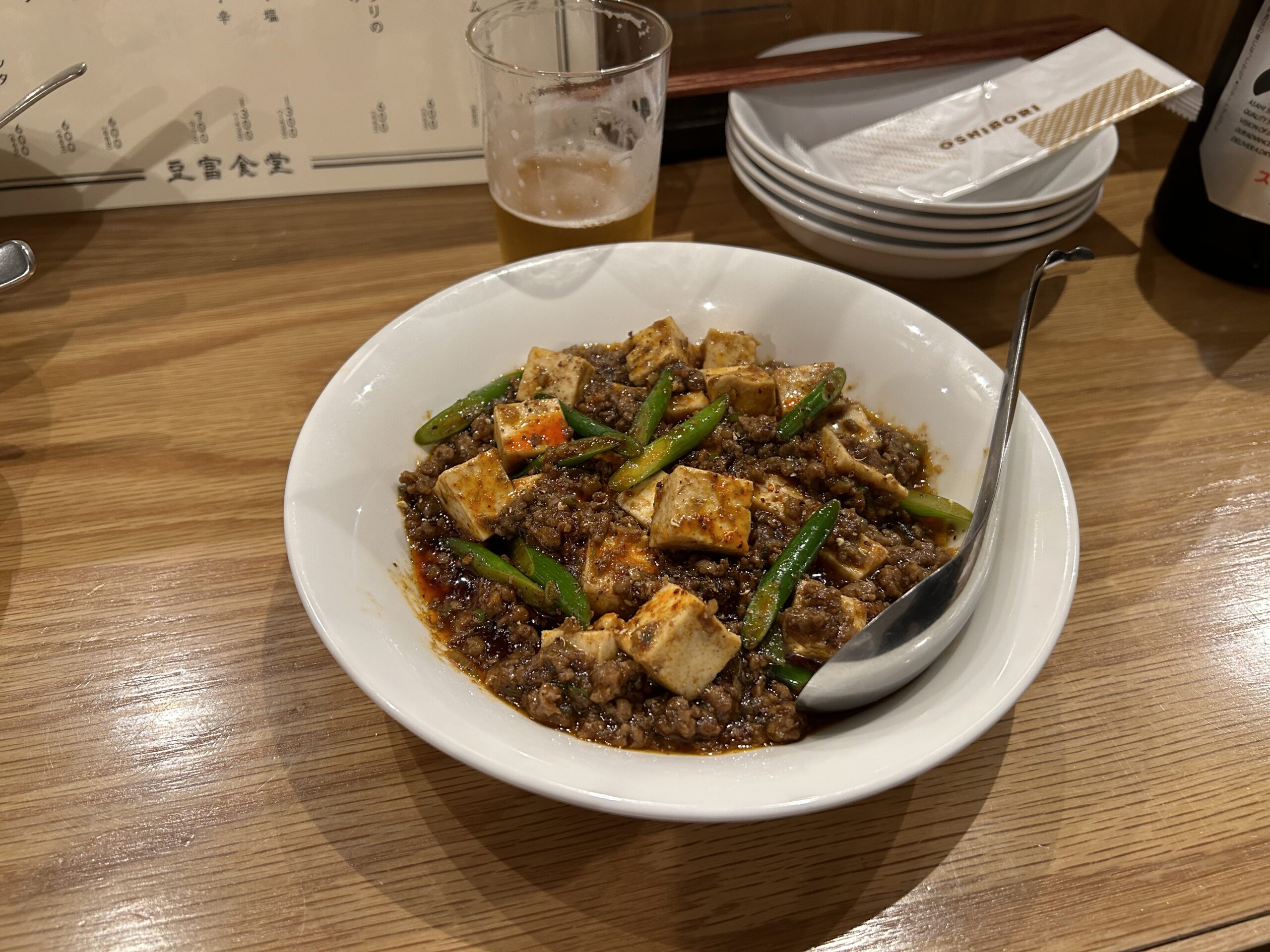 恵比寿「豆富食堂」麻婆豆腐