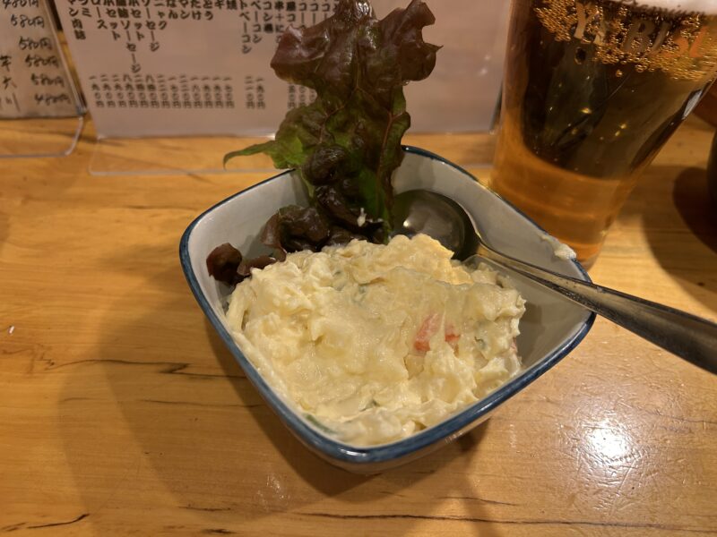 恵比寿「栃木屋」ポテトサラダ