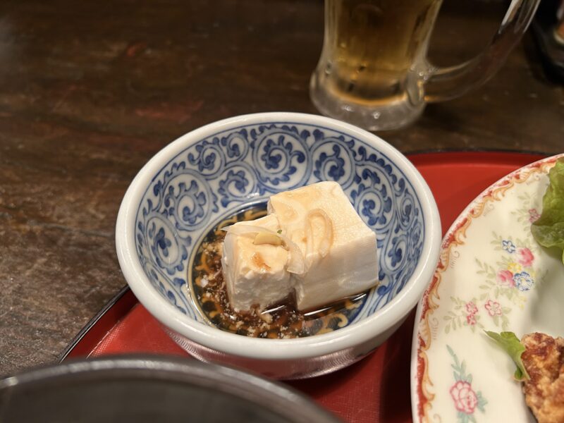 豪徳寺「旬菜魚（いなだ）」湯豆腐