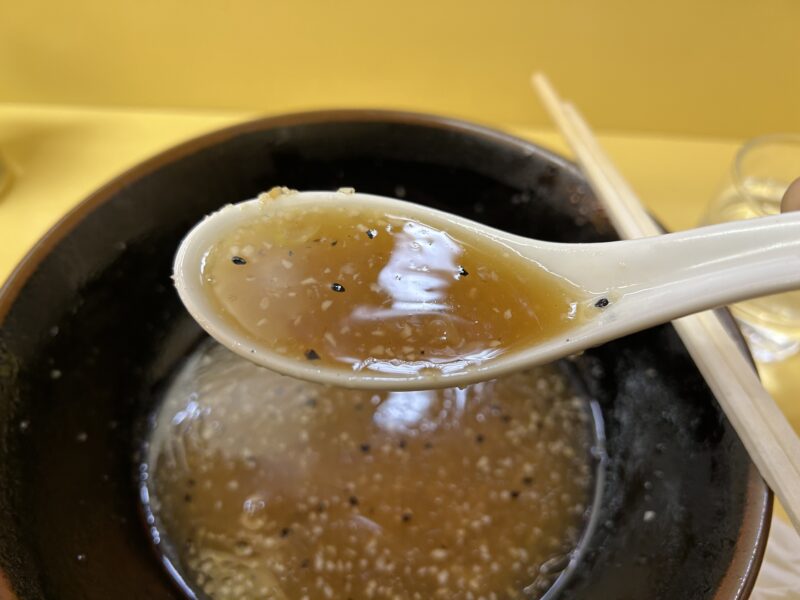 荻窪「十八番」ニンニクたっぷりのスープ