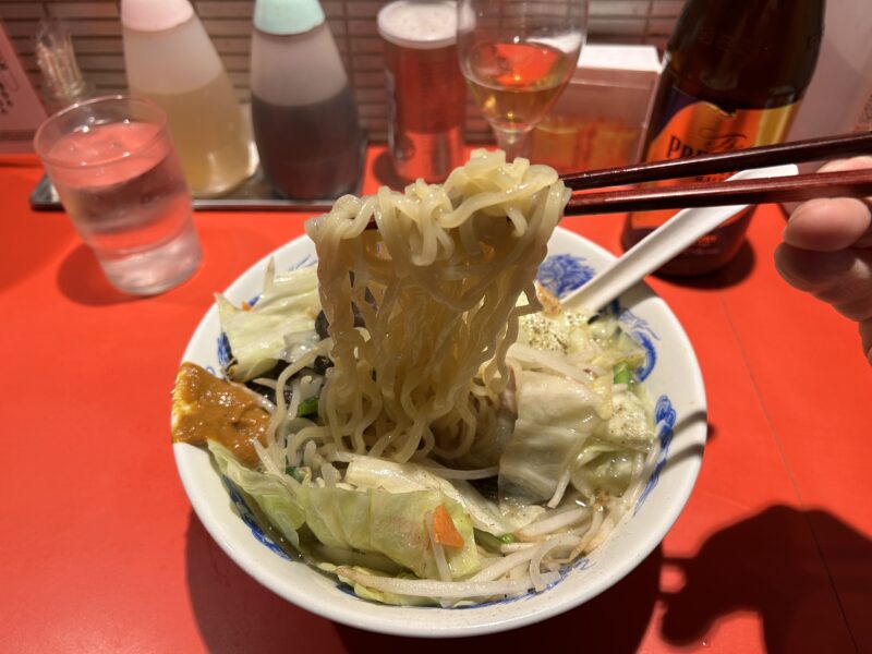 恵比寿「大龍軒」ちゃんタンメン（麺）