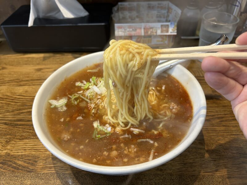 宮崎台「榮照いち号店」伝説の担々麺(麺)