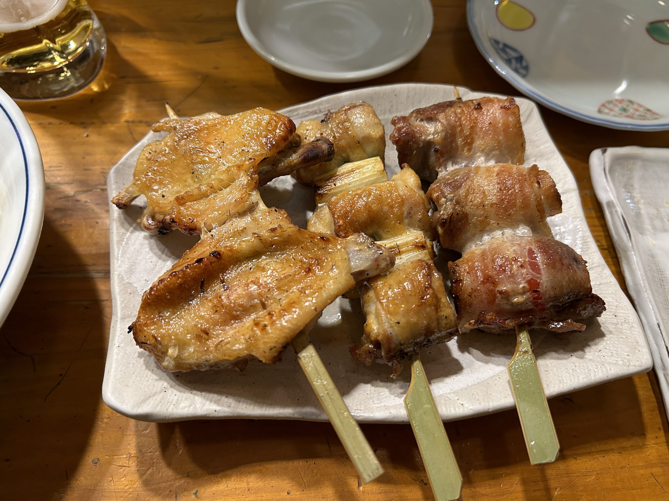 下北沢「都夏（つげ）」焼き鳥3種