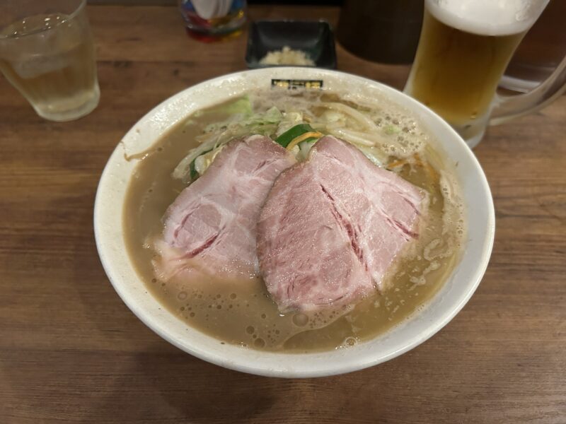 練馬「濃菜麺 井の庄」濃菜麺（ノーマル）