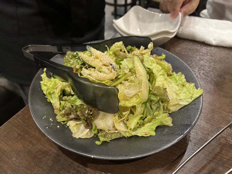 川崎「肉小僧 匠」チョレギサラダ