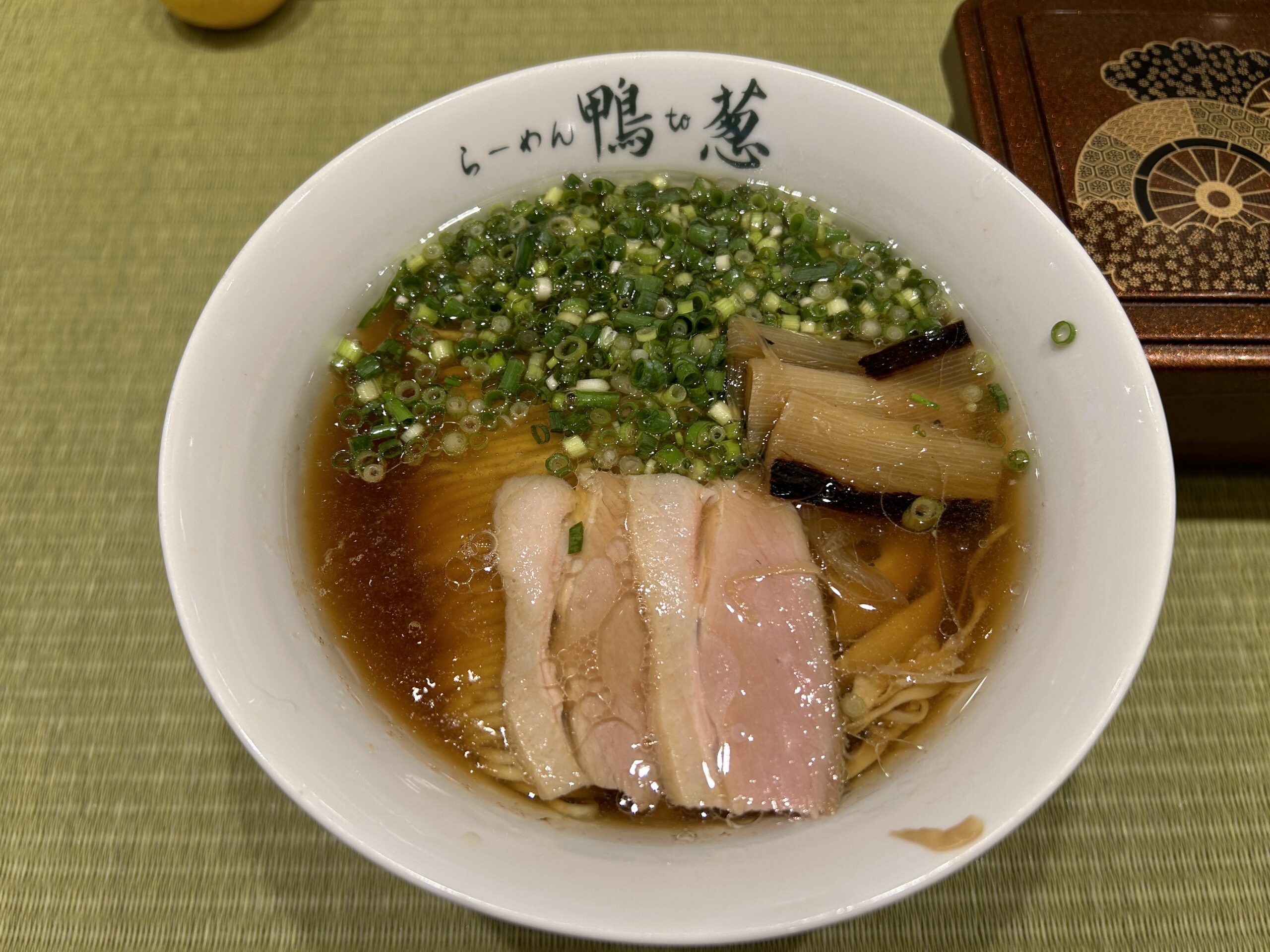 御徒町「鴨to葱」鴨ラーメン