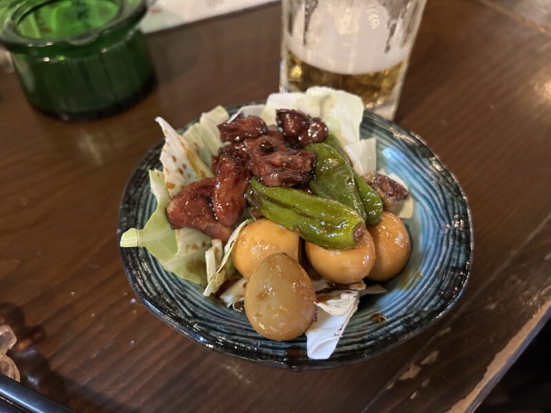 下北沢「三日月ロック」とりもつ煮