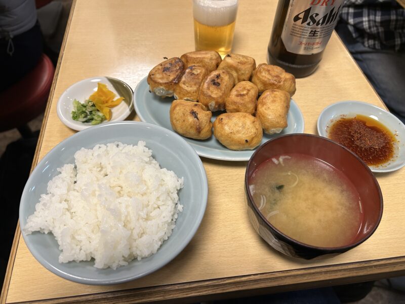 巣鴨「ファイト餃子」餃子10個定食