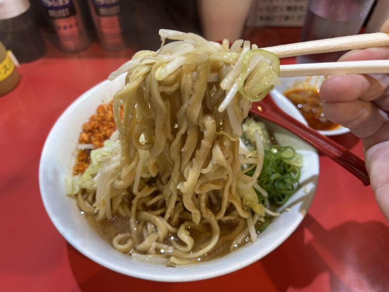 市ヶ谷飯田橋「用心棒」極太麺