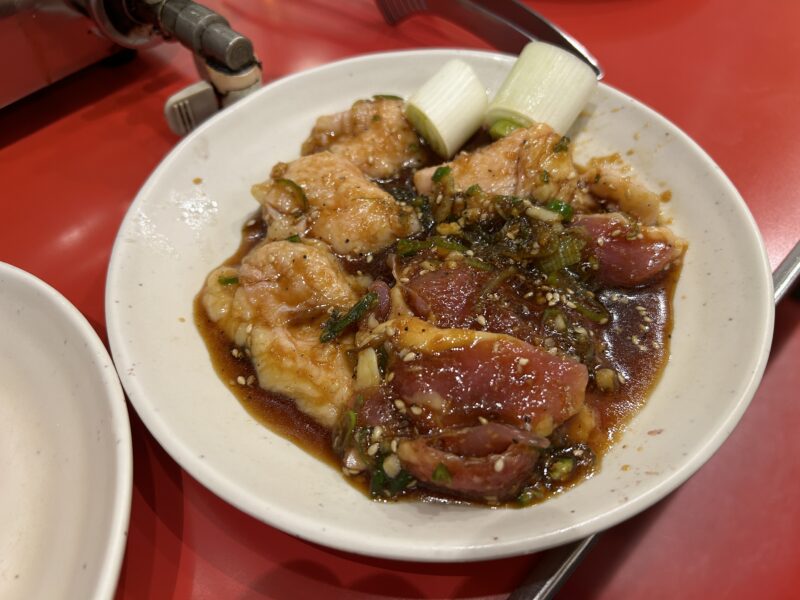 中目黒「焼肉 冷麺 てっちゃん」親鳥盛