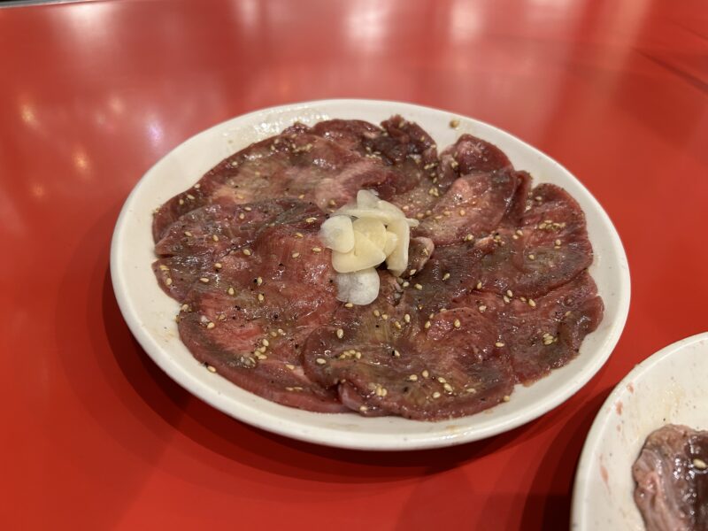 中目黒「焼肉 冷麺 てっちゃん」タン塩