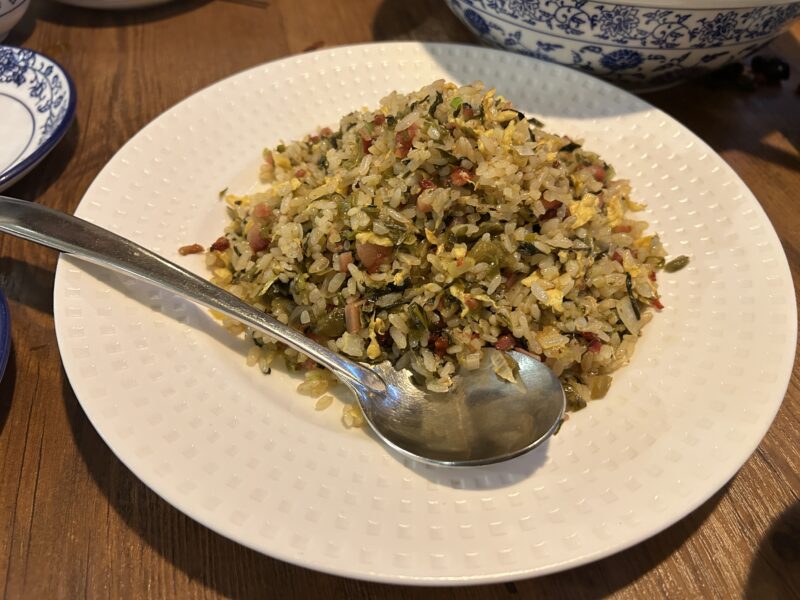 阿佐ヶ谷「青松」高菜と焼豚の炒飯