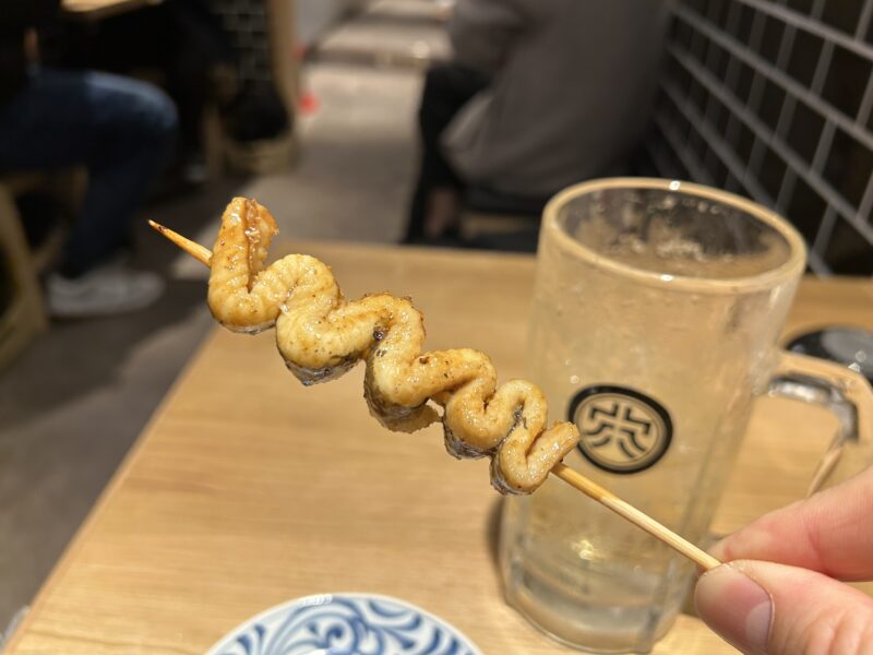 五反田「大穴(ダイアナ)」居酒屋メニューとしてはちょっぴり贅沢な穴子串