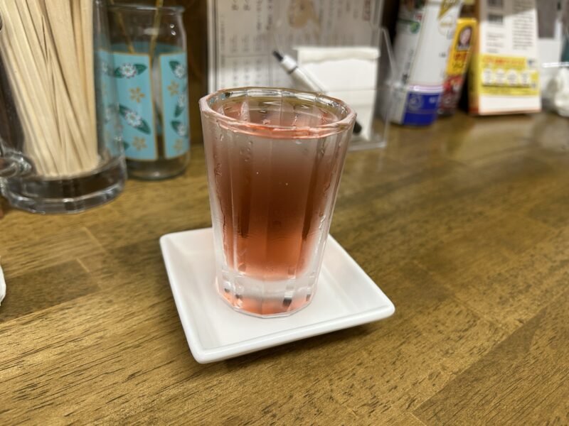 中野「もつ焼き たっちゃん」金宮焼酎ぶどう割