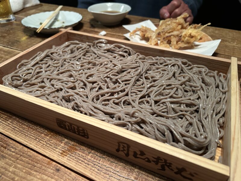 高円寺「山形料理と地酒 まら」田舎そば&ゲソ天