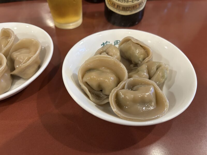 代々木上原「按田餃子」【香菜(シャンツァイ)と胡瓜の水餃子】
