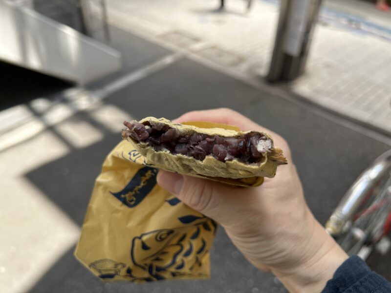 阿佐ヶ谷「ともえ庵」たい焼きの断面は餡子がぎっしりで正に“あんこが主役”