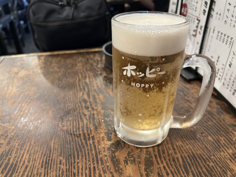 野毛「ゴールデンもつ」ビールのような喉越し【生ホッピー】