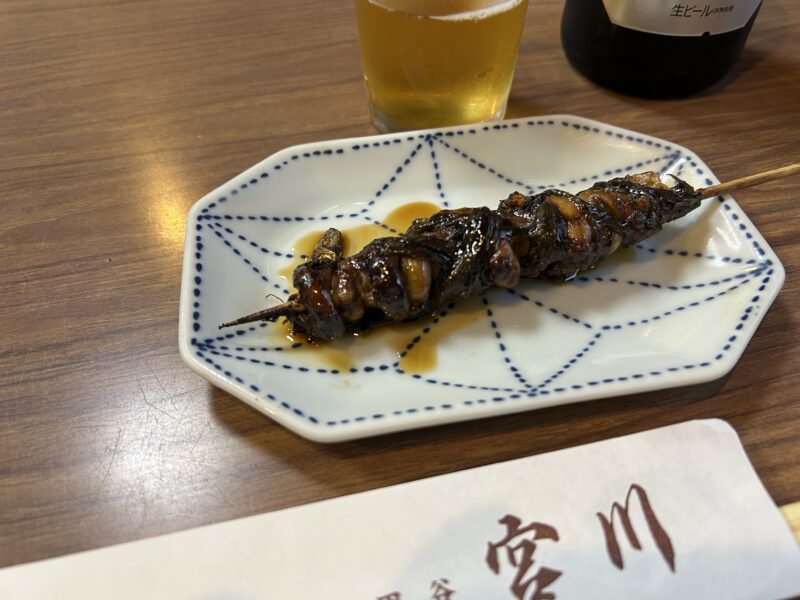 世田谷代田「宮川」ビールが進む【肝串】