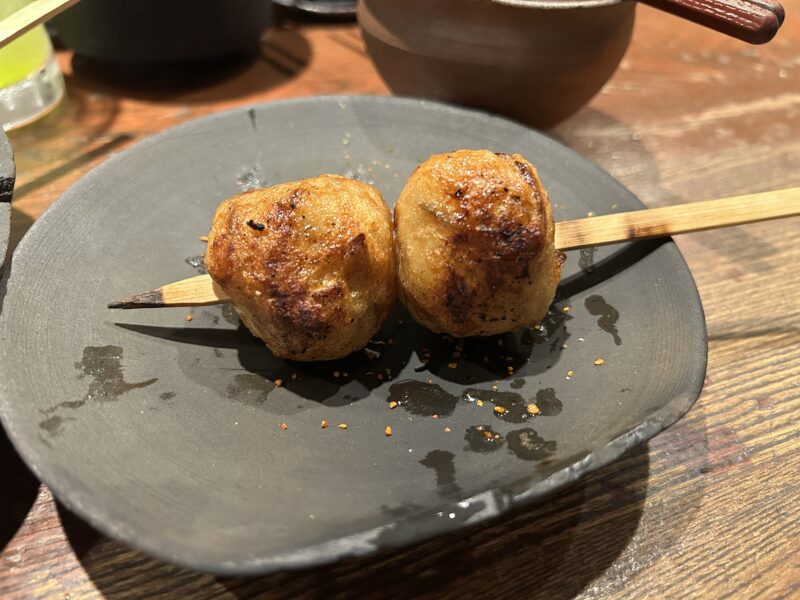 代々木上原「炭火串焼ふく」想像を超える名脇役を発見！【自家製さつま揚げ】
