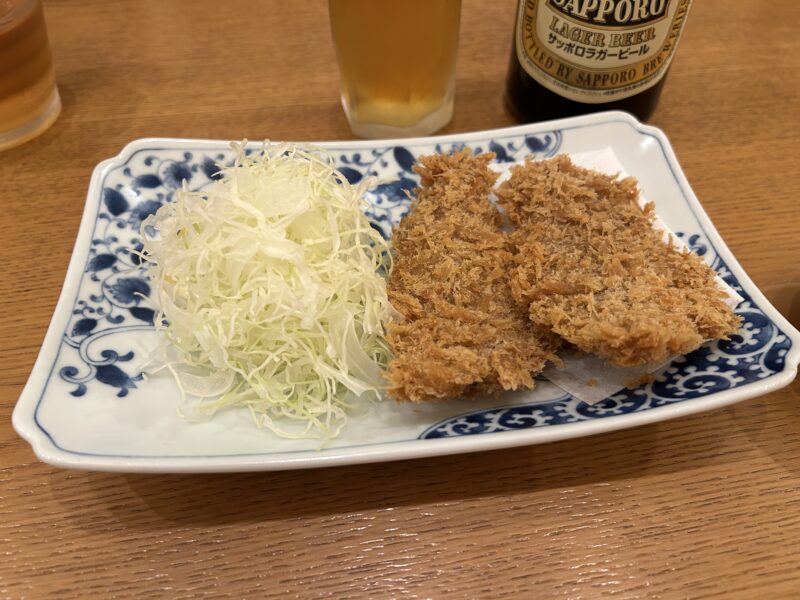 代々木上原「とんかつ武信」サクッとした軽い食感が癖になるアジフライ