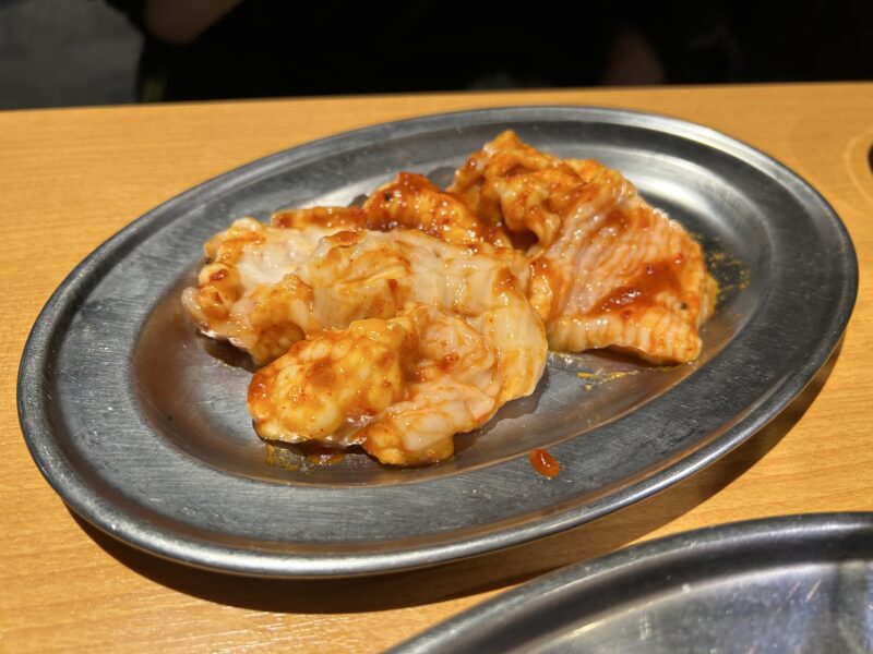 下北沢「ホルモン青木辛味噌との黄金コンビ【シマチョウ】