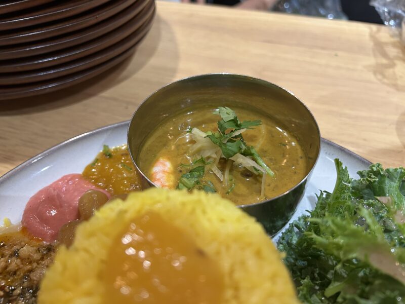 新宿「CHIKYU MASALA」限定!ココナッツシュリンプカレー