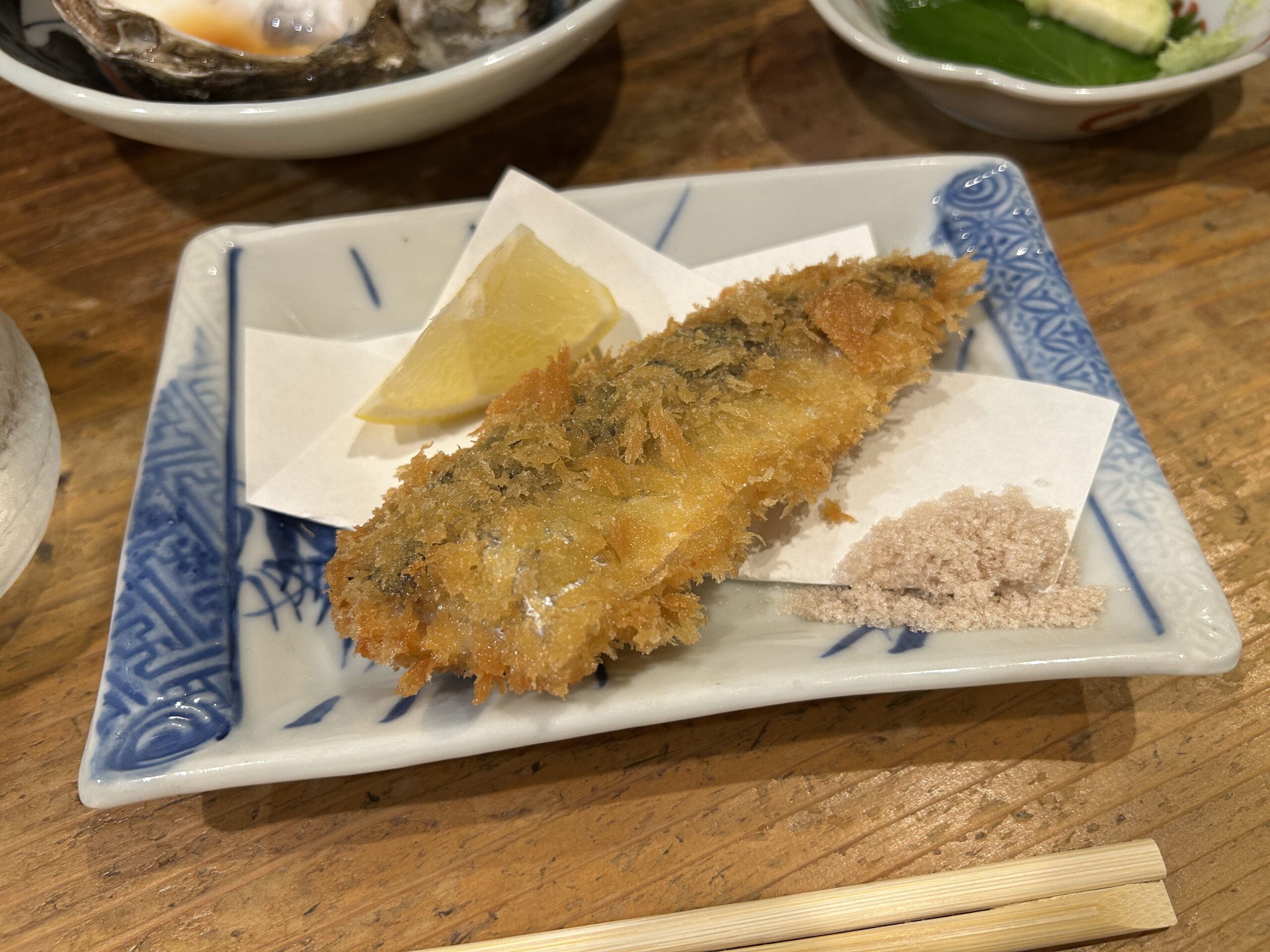 代々木上原「鰾」記憶に残る“ふわさくアジフライ”