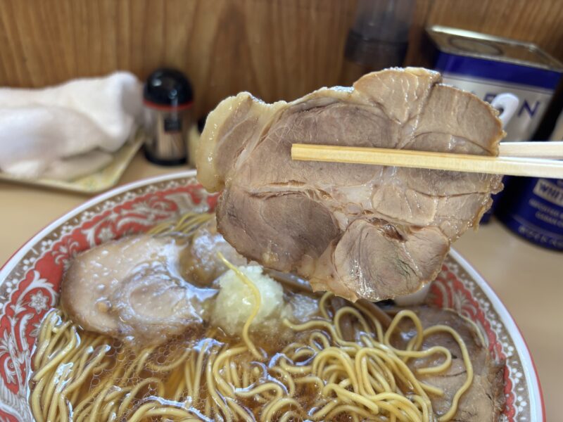 八王子「タンタン」 ロースとバラの贅沢二重奏【ロースチャーシュー】