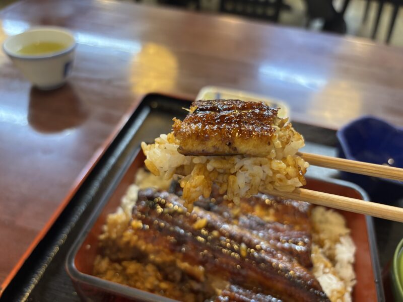 浜松「八百徳」鰻重を頬張る至福の時間