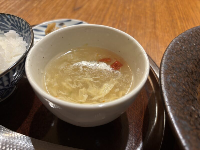 代々木上原「日々の中華食堂」優しい味わいの中華スープ