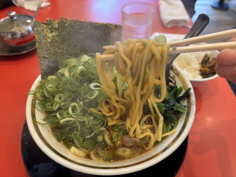 青物横丁「裏大輝家」濃厚パンチ系スープをしっかり持ち上げる麺