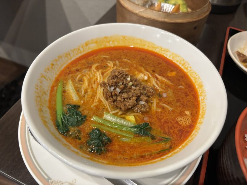 川崎「松の樹」見た目パーフェクトの担々麺