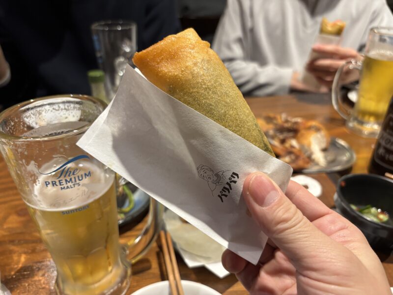 北千住「素揚げ酒場パリパリ」パリパリ春巻き
