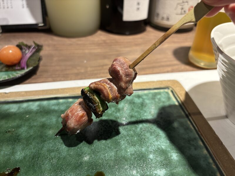 飯田橋「焼鳥×和酒 遊」コリッという音が口内で跳ねる砂肝串