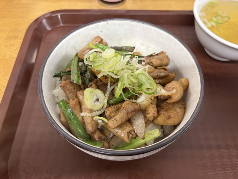 栃木・佐野「ラーメン太七」どうしても気になって追加注文した“もつ焼き丼”